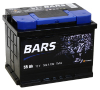 Аккумулятор BARS 55 Ач 6СТ-55.1 VL