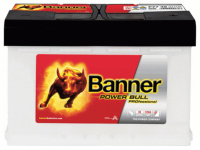 Аккумулятор Banner 77 Ач оп Power Bull P77 40 PROfessional